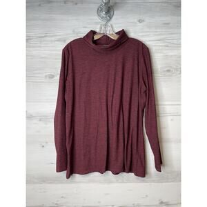 ExOfficio Pullover Womens XL Cowl Neck Long Sleeve Stretch Lightweight Top
